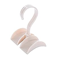 Fengzhicai Practical Closet Organizer Rod Hanger Purse Handbag Hanging Storage Holder Hook - Beige