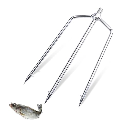 Gaff Hook Goture Fishing Spear Stainless Steel Barbed Harpoon