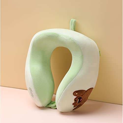 MINISO We Bare Bears Kids Travel Pillow, 100 Pure Memory Foam Neck