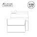 100 Pack A1 White Paper Envelopes Self Sealing Adhesive Perfect for Weddings, RSVP, Invitations, Baby Shower,Greeting Cards,Announcements, Thank You Notes| A1 (5.125 x 3.625 Inches)