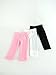 American Fashion World Pink, Black, and White Legging Set for 18-Inch Dolls | Premium Quality & Trendy Design | Dolls Clothes | Outfit Fashions for Dolls for Popular Brands