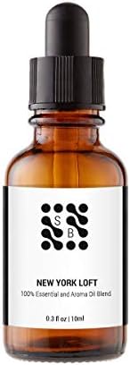 New York Loft Essential and Aroma Oil Blend, Lemon Oil and Thyme Oil, Cedar Wood and Lemongrass Unique Blend of Natural Oils, Aromatherapeutic Scent - 10ml.