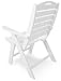 POLYWOOD NCH38WH Nautical Highback Chair, White