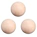 Wood Round Ball 3 Inch - Pack of 3 Wood Ball, Natural Unfinished Wooden Round Ball Craft Ball, Sanded Smooth, Solid Wood