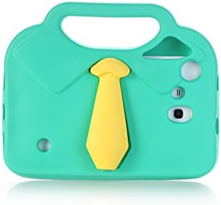 Samsung Galaxy Tab 3 / 3 Lite Kids Cases 7 Inch Kids Proof Shockproof Protective Stand Case Durable Light Weight EVA Foam Carry Handle Kickstand Case for Tab 3 /3 Lite Table 7.0 In by RICKI (Green)