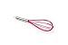 Fox Run Brands Raspberry Silicone Whisk, 3.5 x 3.5 x 11.75 inches, Pink