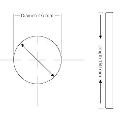 Linear Motion Guide, FEYRINX 2PCS Linear Rail Rod