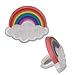 Rainbow Cupcake Rings (24-Pack)