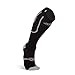 ABD ATHLETE INC. Plus Size Compression Socks 4 Wide Calf, Big and Tall, Men & Women 15-20 mmHg Reduce Pain Swelling. Maternity Nurse Travel Diabetic & Medical (WF MED, Black)