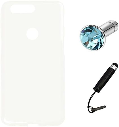 Lusee Silicone Case Protector Shell for OnePlus 5T 6.01 Inch Protective Back Case Soft Skin TPU White
