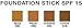 Jolie Ultra Longwear Skin Foundation & Concealer Stick - Vegan, Paraben & Cruelty Free (Cream Beige)