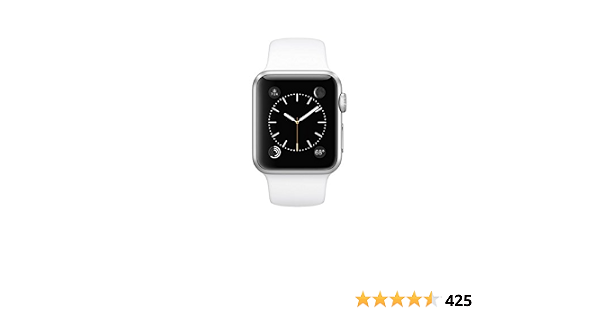 Apple Watch 7000 Series 38 mm Funda de Aluminio Sport con Correa Blanca :  Amazon.com.mx: Electrónicos