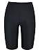 Firpearl Women Swim Shorts UV Sport Board Shorts Swimsuit Bottom Capris US14 Black