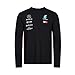Mercedes AMG Petronas Motorsport 2019 F1 Mens Long Sleeve Driver T-Shirt M Black
