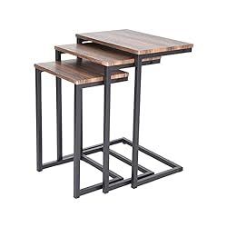 Zenvida Nesting Side/End Tables Set of 3 Modern
