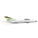 E-flite F-27 Evolution Flying Wing Bnf Basic with AS3X White with Yellow