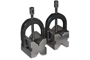 AI V-Block and Clamp Set Hardened Steel 90 Degree Angle 1 5/8" x 1 1/4" x 1 1/4" - Vee Block Set