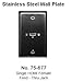 Stainless Steel Wall Plate with One HDMI Female Connector: 75-677 by Philmore