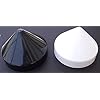 Piling-Cone-Marine-Dock-Boat-Pylon-Edge-Post-Head-Cover-Black-or-White