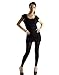 Compression Leggings for Women 20-30mmHg - Footles High Waist Compression Tights for Circulation during Pregnancy, Sports, Workout, Running - Black, Medium - A717BL2