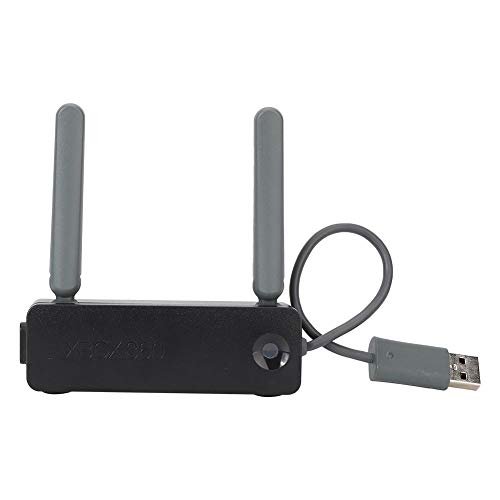 Mugast Wireless Network Adapter for Xbox 360 Game Console,USB 2.4G/5G Dual-Band WiFi Network Card with Dual Antenna