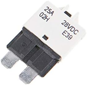 Supmico 25A 12v 24v Fits Circuit Breaker Blade 5-30a Automotive Car Vehicle Kit Resettable Inline Fuse Holder Protect Stereo Manual
