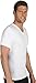 Spanx for Men Men's Cotton Compression V-Neck White T-Shirt LG (42-44)