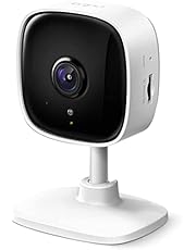 TP-Link Tapo Smart Home Security WiFi Camera, 2.4GHz Wi-Fi Connection Required, 1080p (Full HD), Up to 30 ft Night Vision, Up to 128 GB microSD Card Slot, Works w/Alexa and Google (Tapo C100)