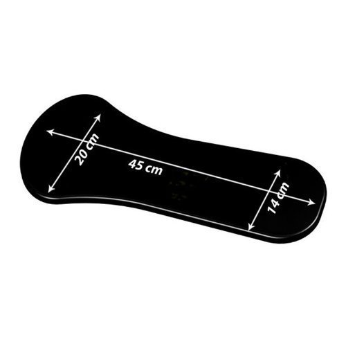 SKYZONAL Ergonomic Adjustable Computer Desk Extender Arm Wrist Rest Support/Mouse Pad Desk Chair System Computer Armrest Wrist Rest Black