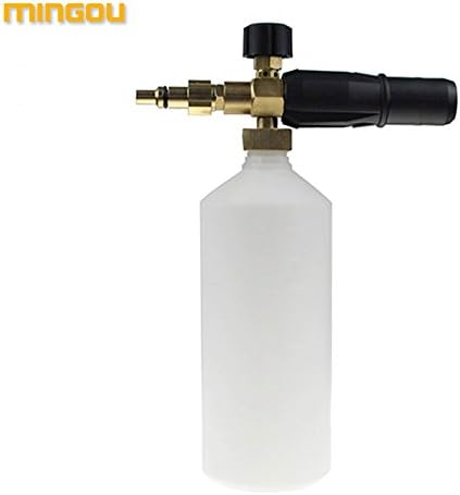 Mingou High Pressure Snow Foam Lance,1L Bottle Foam Blaster Snow Foam Cannon High Pressure Gun For Car Washer (CW033)