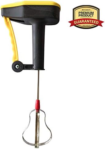 Multikart Power Free ABS Plastic Egg Beater Lassi Butter Milk Maker Mixer Hand Blender(Multicolour)