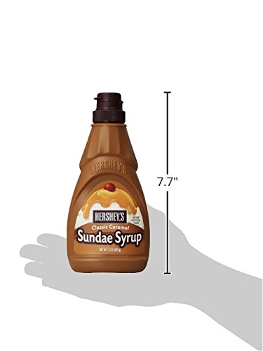 image for HERSHEY'S SUNDAE DREAM Syrup, Classic Caramel (Kosher Dessert Topping)