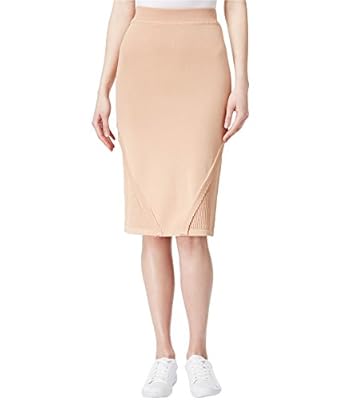 RACHEL Rachel Roy Womens Pointelle Inset Pull On Pencil Skirt