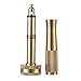 M MINGLE Twist Hose Nozzle, Heavy Duty Brass Adjustable, 3/4 Inch GHT, 2 Pack
