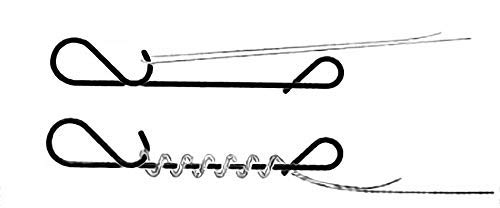 FANATIK Knotenlosverbinder 1022 S, M, L No-Knot Karabiner Fishing snap Wirbel Angel verbinder