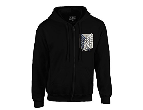 Ripple junction attack on titan survey corps adult zip …
