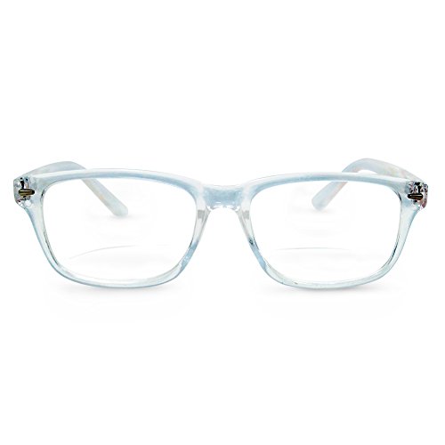 In Style Eyes Seymore Retro BiFocal Reading Glasses Clear 3.50