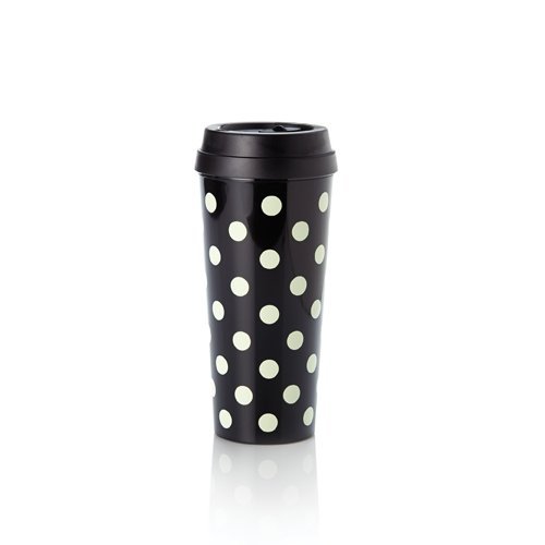 Kate spade new york thermal mug, le pavilion (black dot…