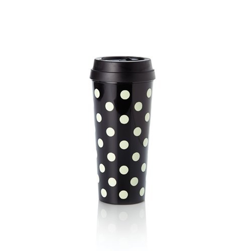 UPC 825466929692, Kate Spade New York Thermal Mug, Le Pavilion (black Dots), , Black Deco Dots