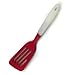 More Cuisine Essentials Ultra-Premium, Long - Heavy Duty - Heat Resistant Eco-Friendly Silicone Spatula - 600ºF/315°C; Fish Spatula; Flexible Silicone Turner BG - 4158G