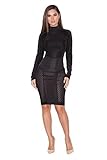 BUETYART Women Bandage Bodycon Dress Sexy Club Dress Party Midi Dress
