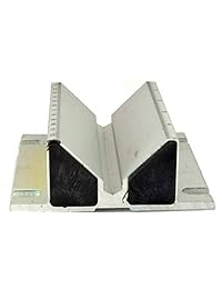 self centering Drill Press Jig con regla marcas; Heavy Duty aluminio extruido por HFT