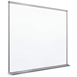 Quartet Magnetic Whiteboard, Porcelain, White Board, Dry Erase Board, 4 x 6 feet, Aluminum Frame (PPA406)