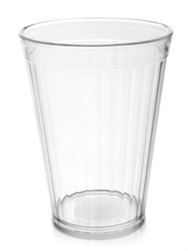 Harfield Clear 200ml Children's Cups (Pack of 4) Unbreakable Reusable Polycarbonate Plastic Tumblers