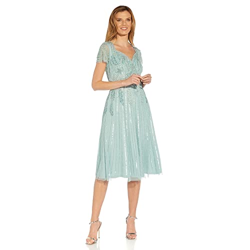 Adrianna Papell Women's Beaded Midi 