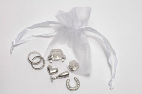 Metal Planet Ltd A bag of Wedding tokens for good luck