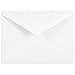 JAM PAPER 4Bar A1 Invitation Envelopes with V-Flap - 3 5/8 x 5 1/8 - White - 25/Pack