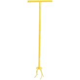 Limen Carbon Steel Rototiller Twist Tiller Garden Claw Cultivator with Ergonomic Handle Efficient Gardening Tool for Flower Beds and Vegetable Plots