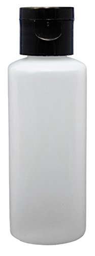 12 - 2-ounce Travel Bottles with Flip Caps (Black Cap) - Thumbnail 2