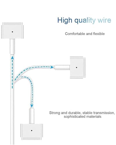85W Charger for MacBook Pro Mag 2 T-Tip Between 2012-2017 Mac Book Models | Magnetic 2 Power Adapter Compatible with MacBook Pro 13/15", MacBook Air 11/13" Retina, Mid 2012-Late 2017, A2442 A2485 A2681